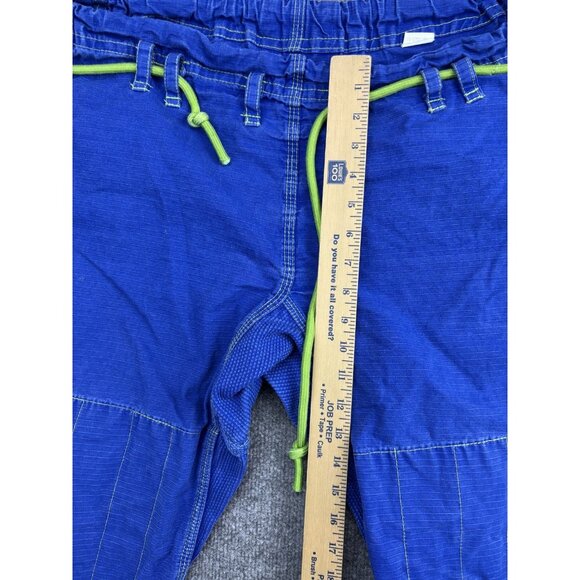 Platinum Jiu Jitsu Pants Mens A3 Blue BJJ Grappling Gi 100% Cotton Reinforced - Picture 4 of 7